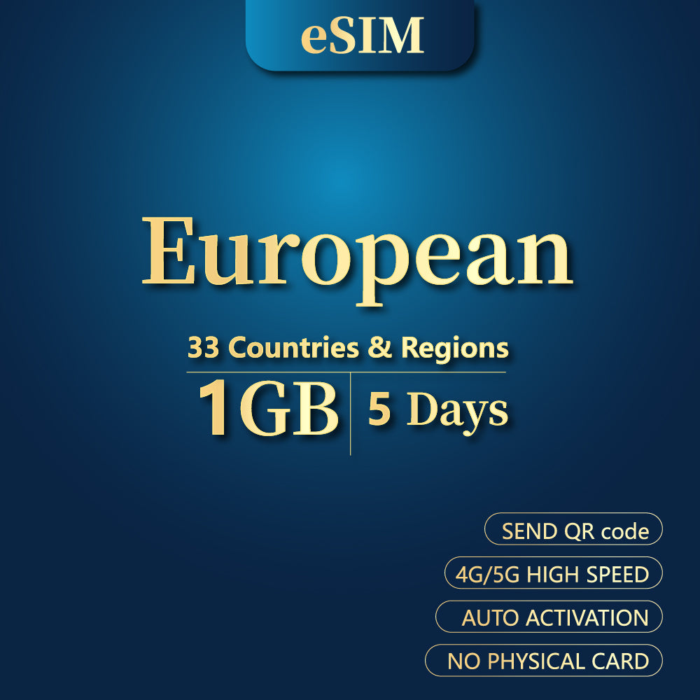 Europe prepaid esim card